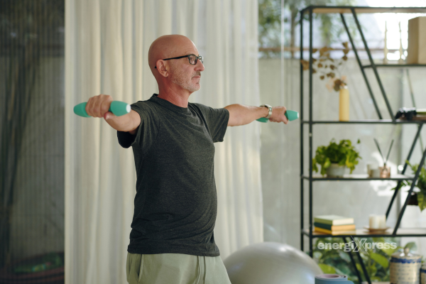 active, healthy man